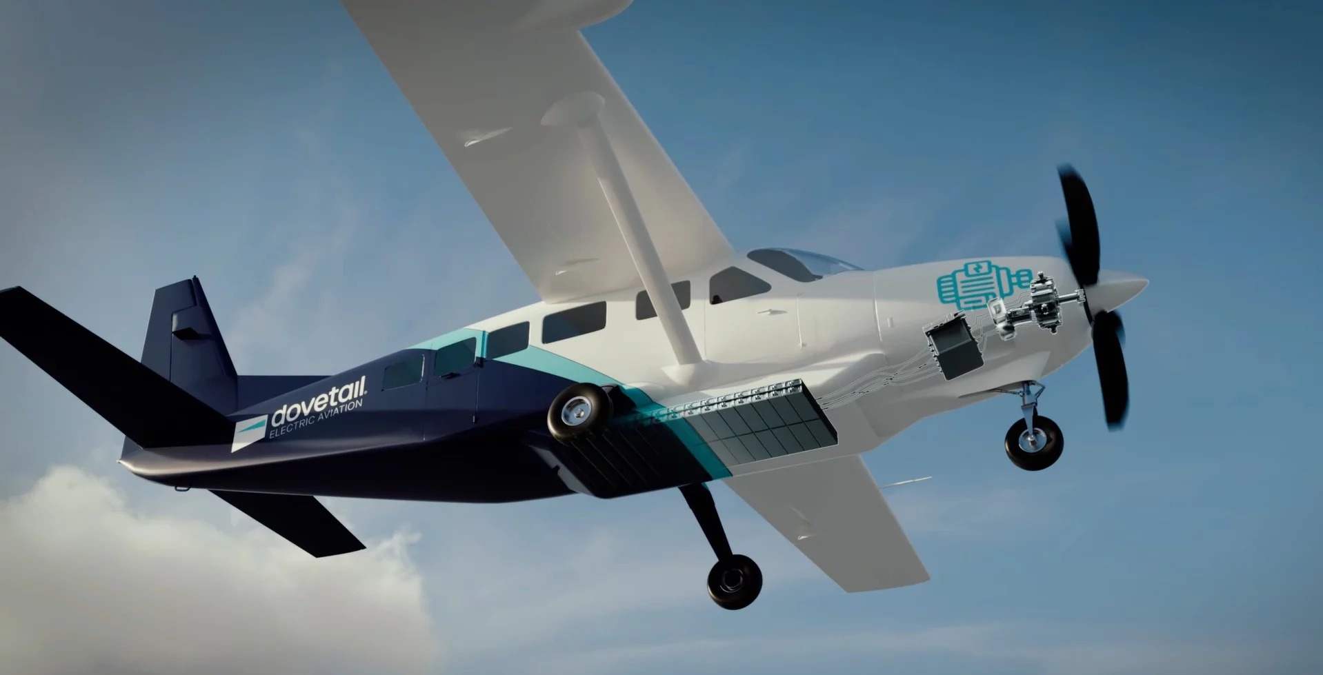 Dovetail's battery-electric Cessna Caravan 208.